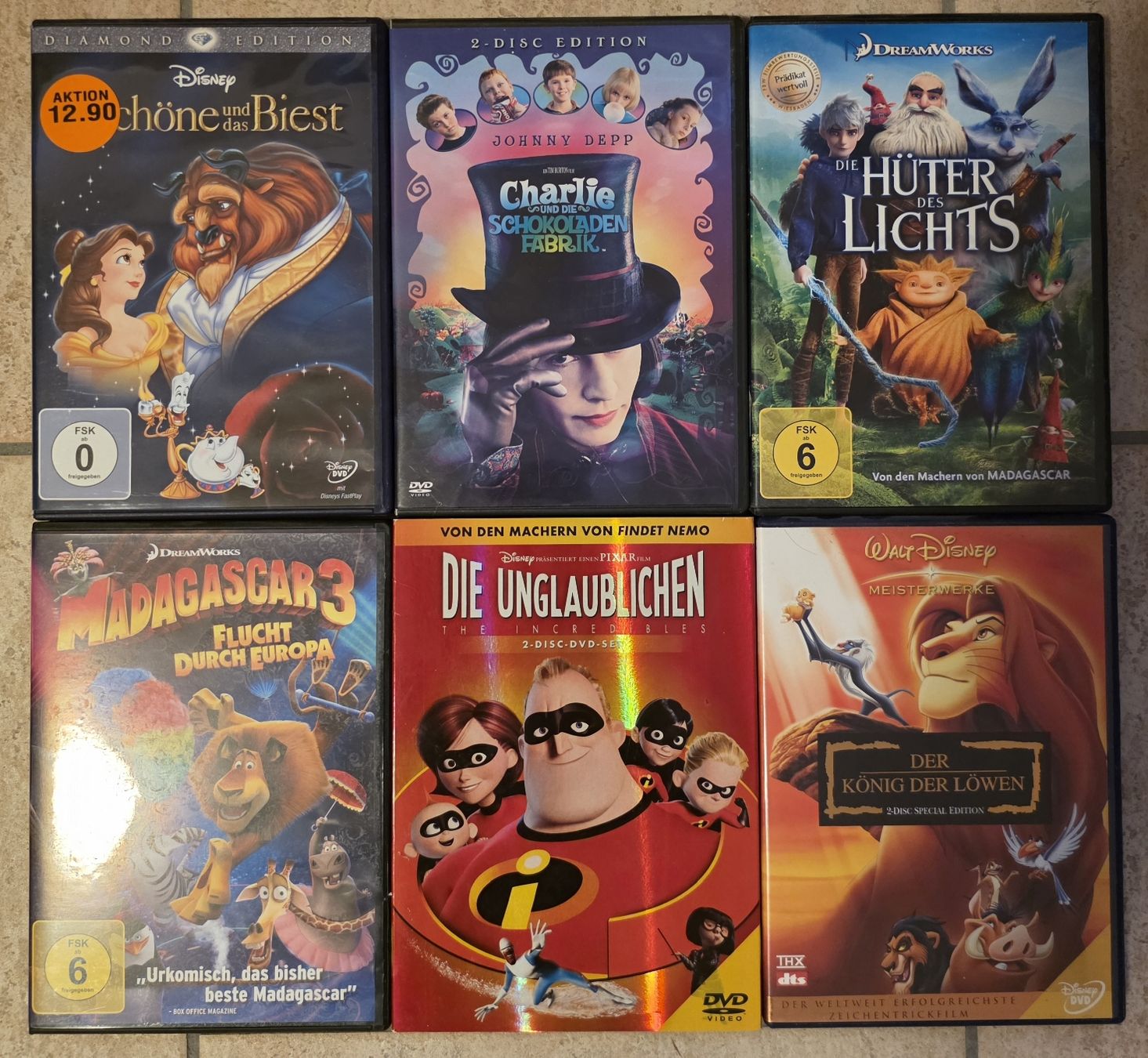 Alle DVDs: 6 DVD 's – Gebraucht aus Sirnach von Miri321