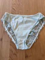 Damenslip hellgrün mit Spitze Grösse L fast NEU
