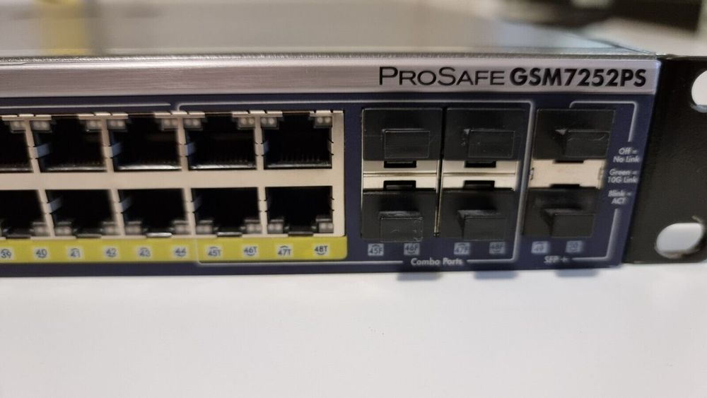 Netgear Hubs & Switches: NETGEAR ProSAFE GSM7252PS – Gebraucht aus Matran von bcnet_ch 1