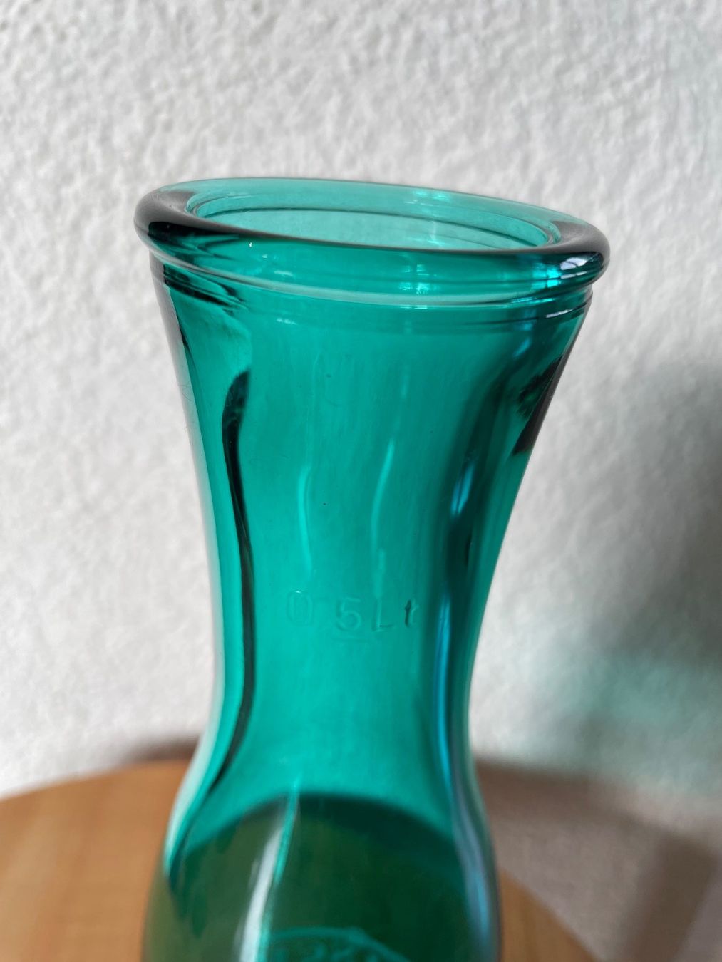 Caraffe: Glas-Karaffe alt von Valser, türkis – Usato da Köniz venduto da kupu-kupu 3