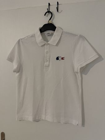 Lacoste Poloshirt, Weiss, Gr 3 fit S/M, Top Zustand, limited