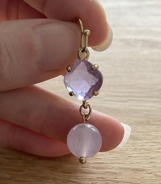 Orecchini pendenti & Orecchini a lobo: Ohrringe mit Amethyst – Usato da Wollerau venduto da luxury_82