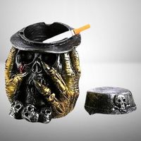 🦴☠️ CoolerTotenkopf Aschenbecher ☠️🦴