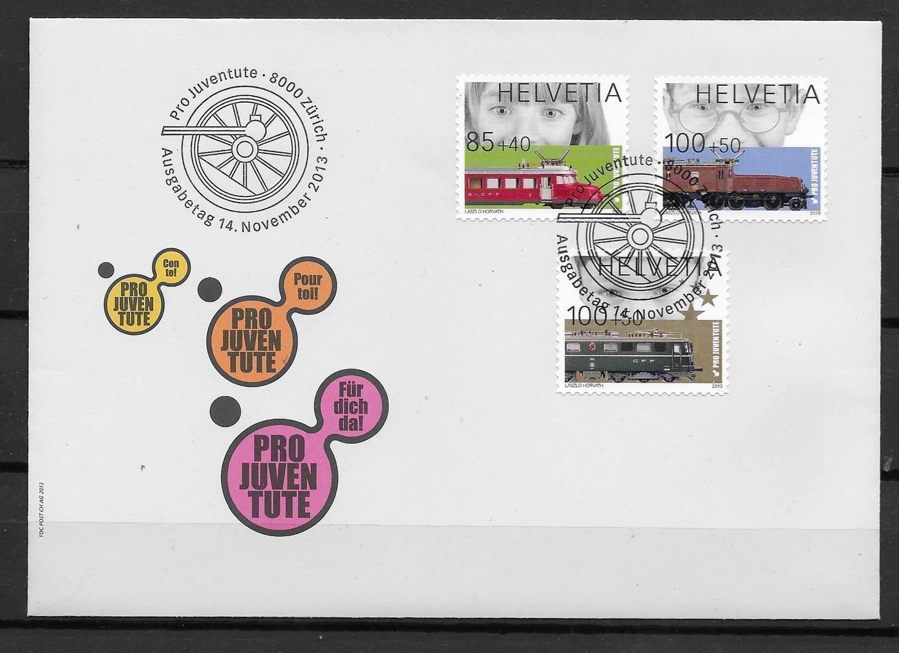 Tutti i francobolli: FJ2013 - FDC Pro Juventute 2013 – Usato da Trélex venduto da Phil_Albert