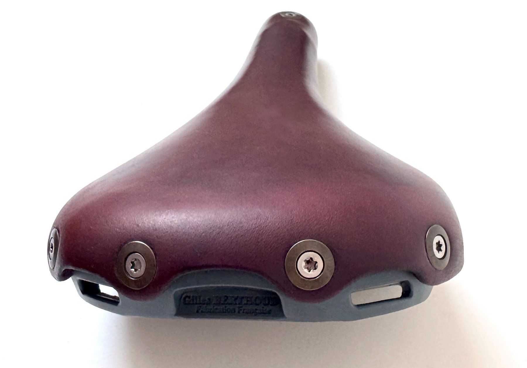 Pezzi di ricambio: Berthoud Cycles Marie Blanque dunkelbrauner Ledersattel – Usato da Zürich venduto da Aubergine4 2