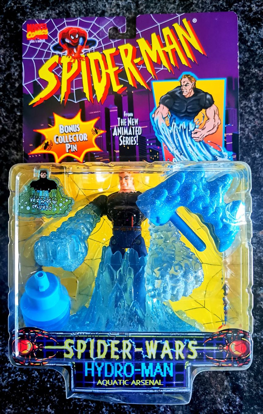 Marvel Statuette: Hydro Man 1996 Vintage Action Figur Spiderman Marvel ToyBiz – Nuovo e nell'imballaggio originale da Rorschach venduto da Actionvintage789