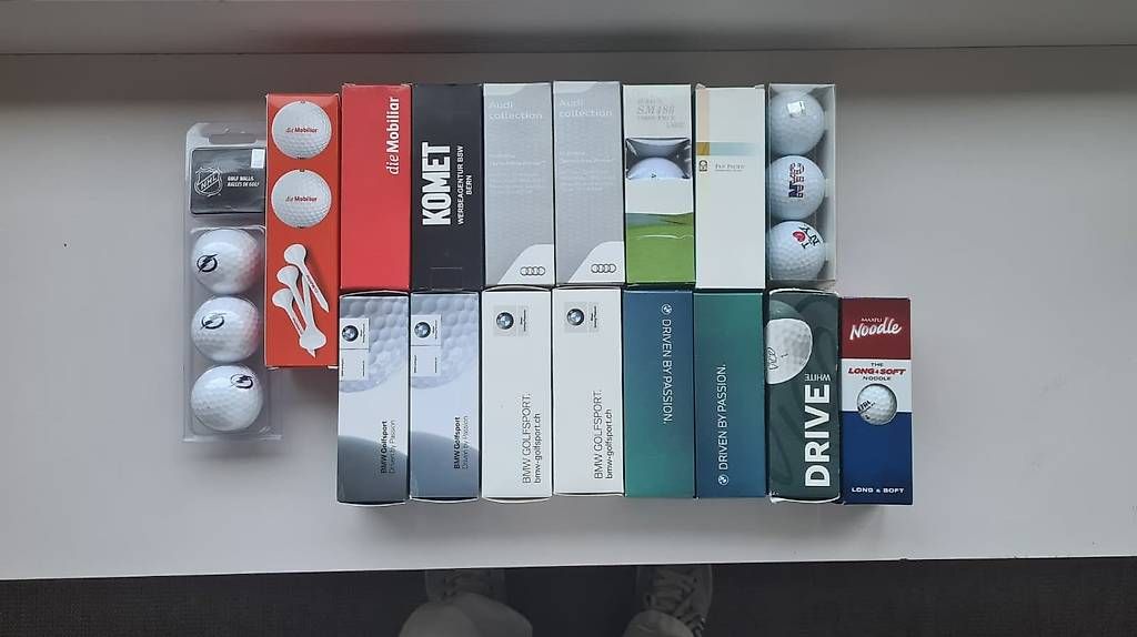 Palloni: Golfbälle mit Logos - Titleis, Srixon, TaylorMade, Vice, etc – Usato da Gwatt (Thun) venduto da inf_hgc8