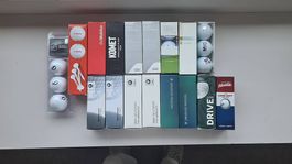 Golfbälle mit Logos - Titleis, Srixon, TaylorMade, Vice, etc
