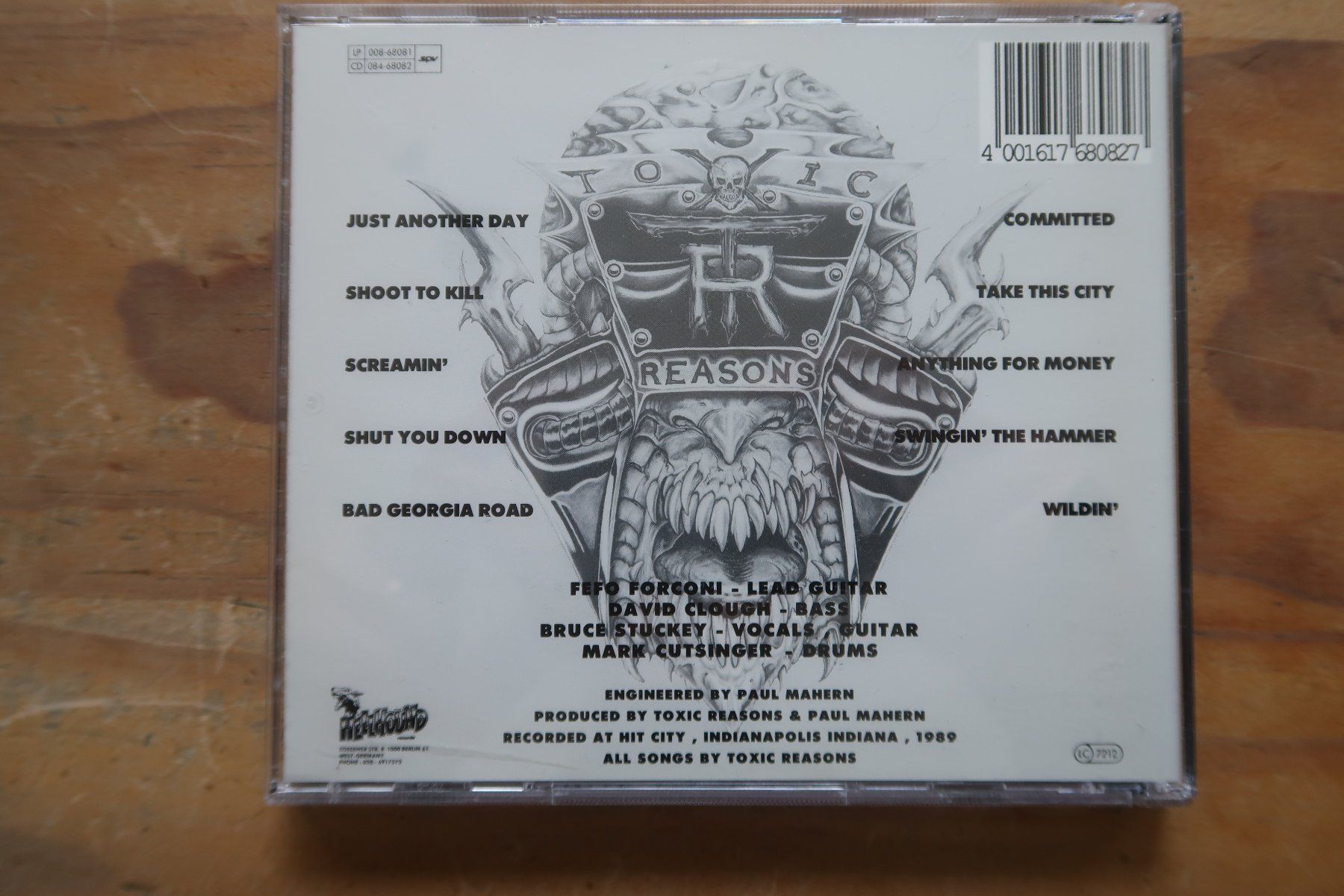 CD: TOXIC REASONS - ANYTHING FOR MONEY - CD – Usato da Basel venduto da Patiscat 1