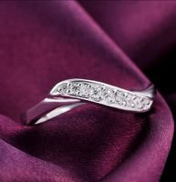 Zarter Ring, 925 versilbert Gr. 8