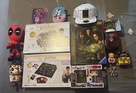 Puzzle, funko pops, harry potter brettspiele
