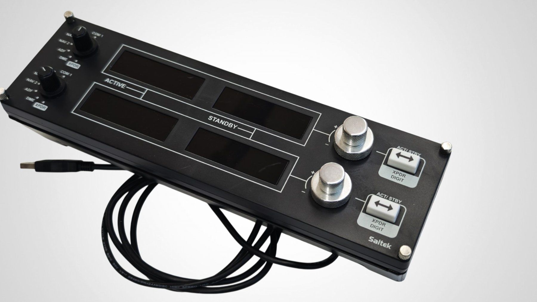 Saitek Controller: Saitek Pro Flight Radio Panel mit Originalverpackung – Usato da Grandcour venduto da Drscubi
