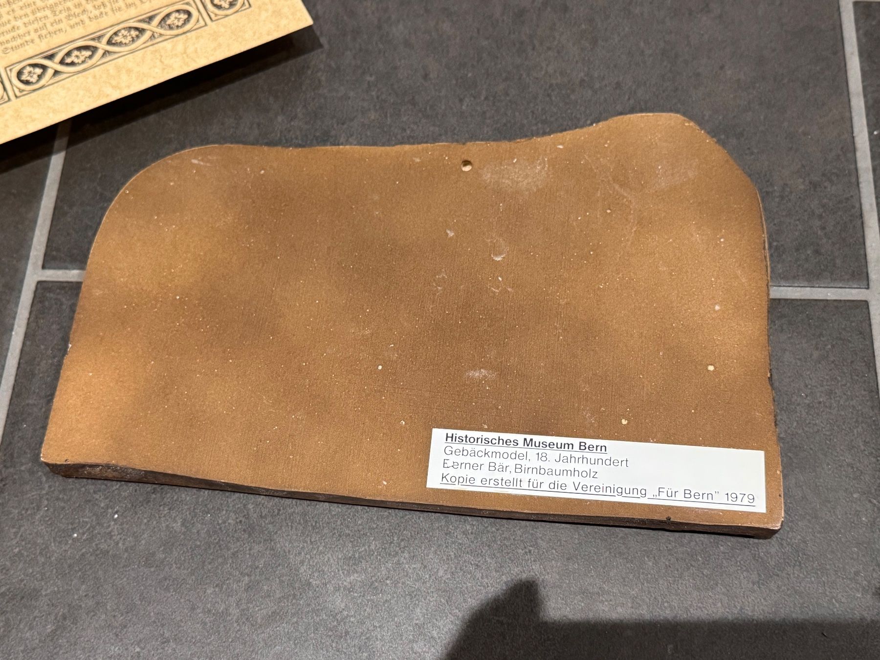 Teglie da forno: Altes Gebäckmodel Backmodel Berner Bär - Kopie von 1979 – Usato da Rothrist venduto da Fondgruebe 4