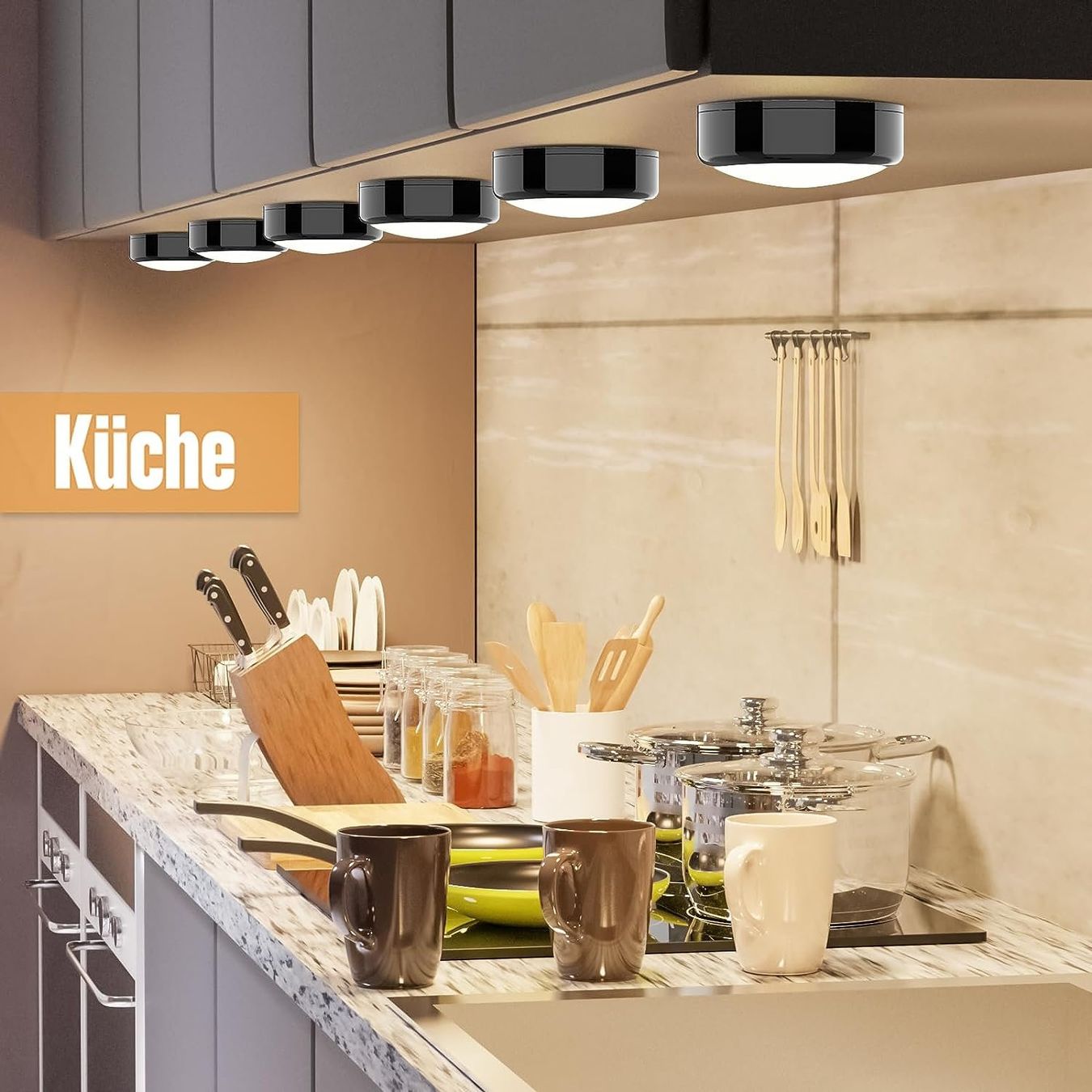 Lampade: Schrankbeleuchtung, 6er Set – Nuovo e nell'imballaggio originale da Nuglar venduto da SaleRitter 1