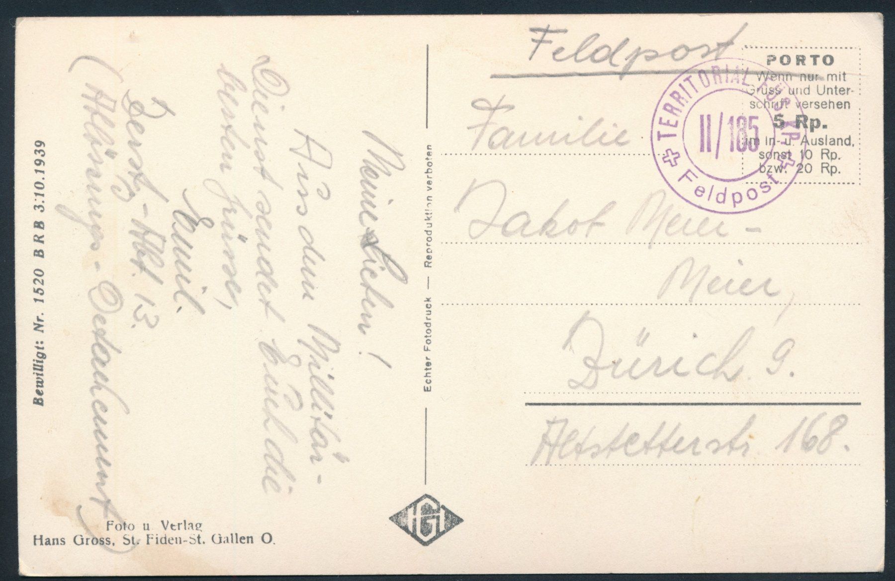 Cartoline postali: AK: Trübbach – Usato da Bonau venduto da Profila3 1