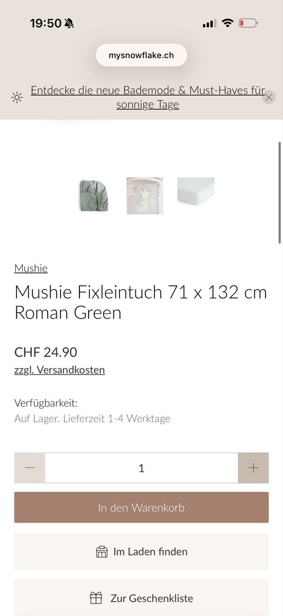 Fasciatoi & Accessori: Baby Musselin Fixleintuch – Nuovo e nell'imballaggio originale da Meilen venduto da NHirs96 2