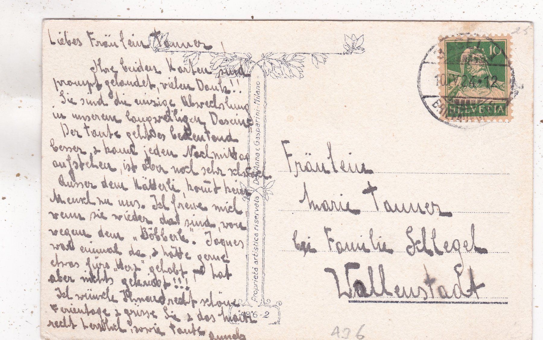 Cartoline postali: Kitsch Humor Kinder 1924 – Usato da Herisau venduto da Lisegrat2008 1