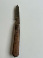 Taschenmesser mit Holzgriff und Klinge gebraucht(2S2)
