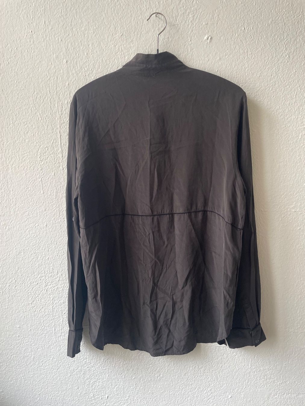 Derek Lam Camicette: Derek Lam Seidenbluse anthrazit Gr. 38 – Usato da Grellingen venduto da dinge 1