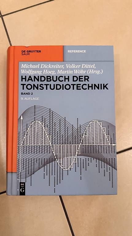Livres: Handbuch der Tontechnik (neu) – D'occasion à Aarburg par tim22.2
