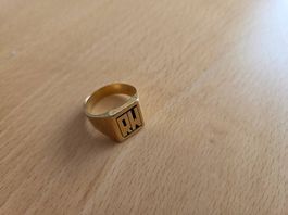 Siegelring, vollgold, 750er, 18k / 13g / Gr61