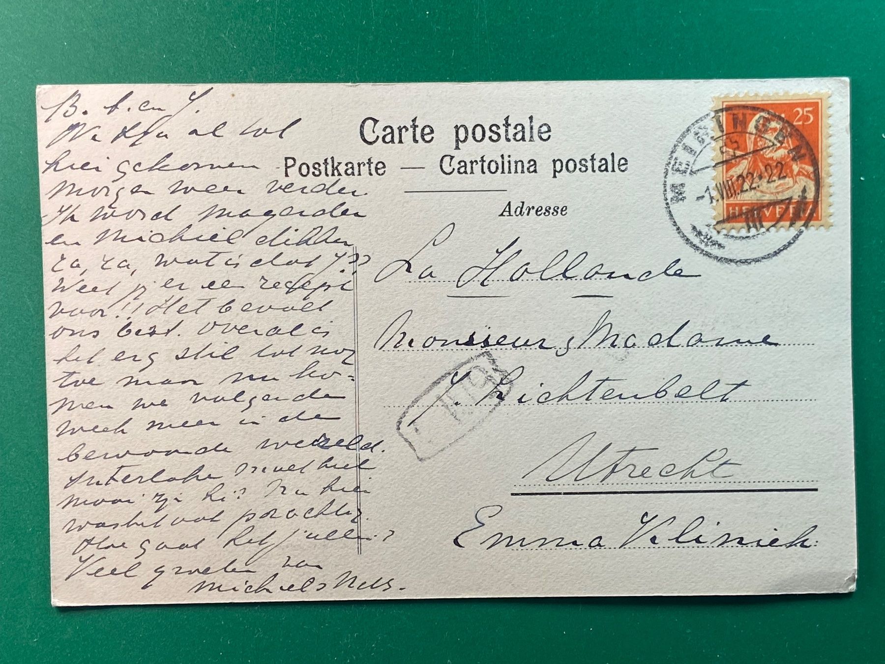 Cartoline postali: Alpbachschlucht bei Meiringen – Usato da Steg VS venduto da _vinci_ 1