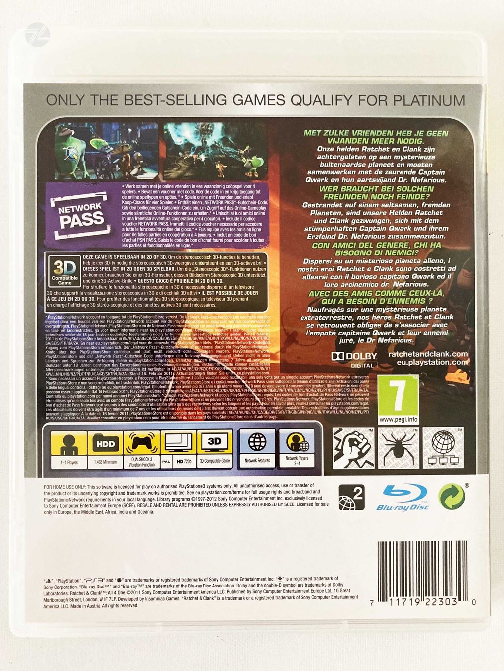 Sony Giochi: Ratchet & Clank ALL 4 ONE - PS3 Game Playstation – Usato da Wetzikon ZH venduto da cyan74 2