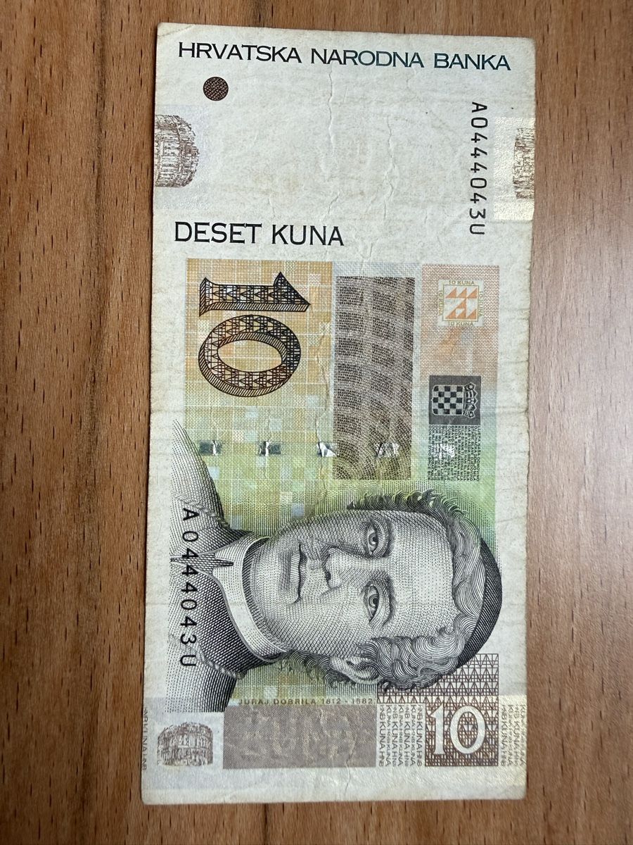 Banconote: Kroatische Banknote – Usato da Grenchen venduto da Bastet007
