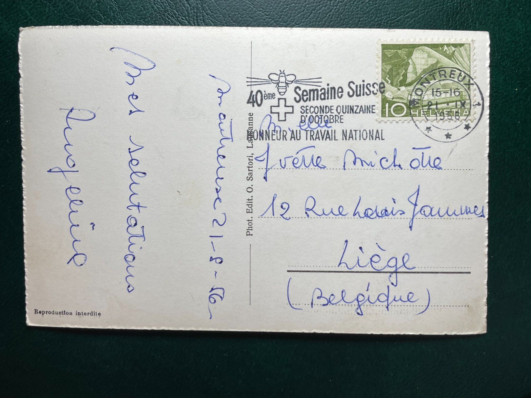 Ansichtskarten: Montreux et Chernex - 1033 – Gebraucht aus Steg VS von _vinci_ 1