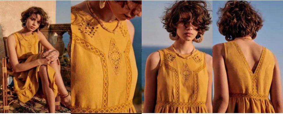 Sezane Vestiti: Neu Sézane Zarri Kleid Gr: 40 – Nuovo e nell'imballaggio originale da Hedingen venduto da muse10 1
