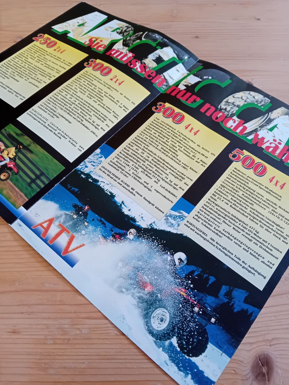 Documenti: Arctic Cat ATV Quad Prospekt CH Version – Usato da St. Urban venduto da volvodreamer 3