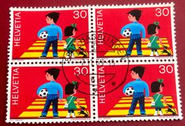 4 er Block Nr.469 mit Stempel