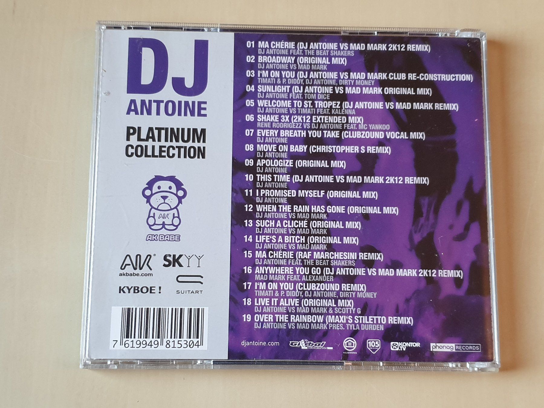 CD: DJ Antoine Platinum Collection – Usato da Stansstad venduto da collectorsshop 1