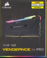 2x 16GB RAM (Corsair Vengeance RGB Pro, 3200 MHz, DDR4-RAM)