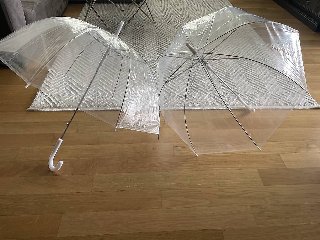 Parapluies: 2 transparente Regenschirme – D'occasion à Kriens par Riles111 2