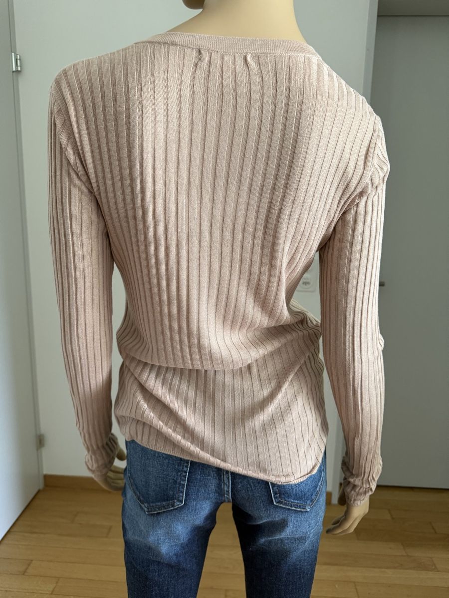 H&M Maglioni & Felpe: H&M Feinstrickpullover Beige Gr. S Longsleeve Langarmshirt – Usato da Glattpark(Opfikon) venduto da neu_z6sm 2