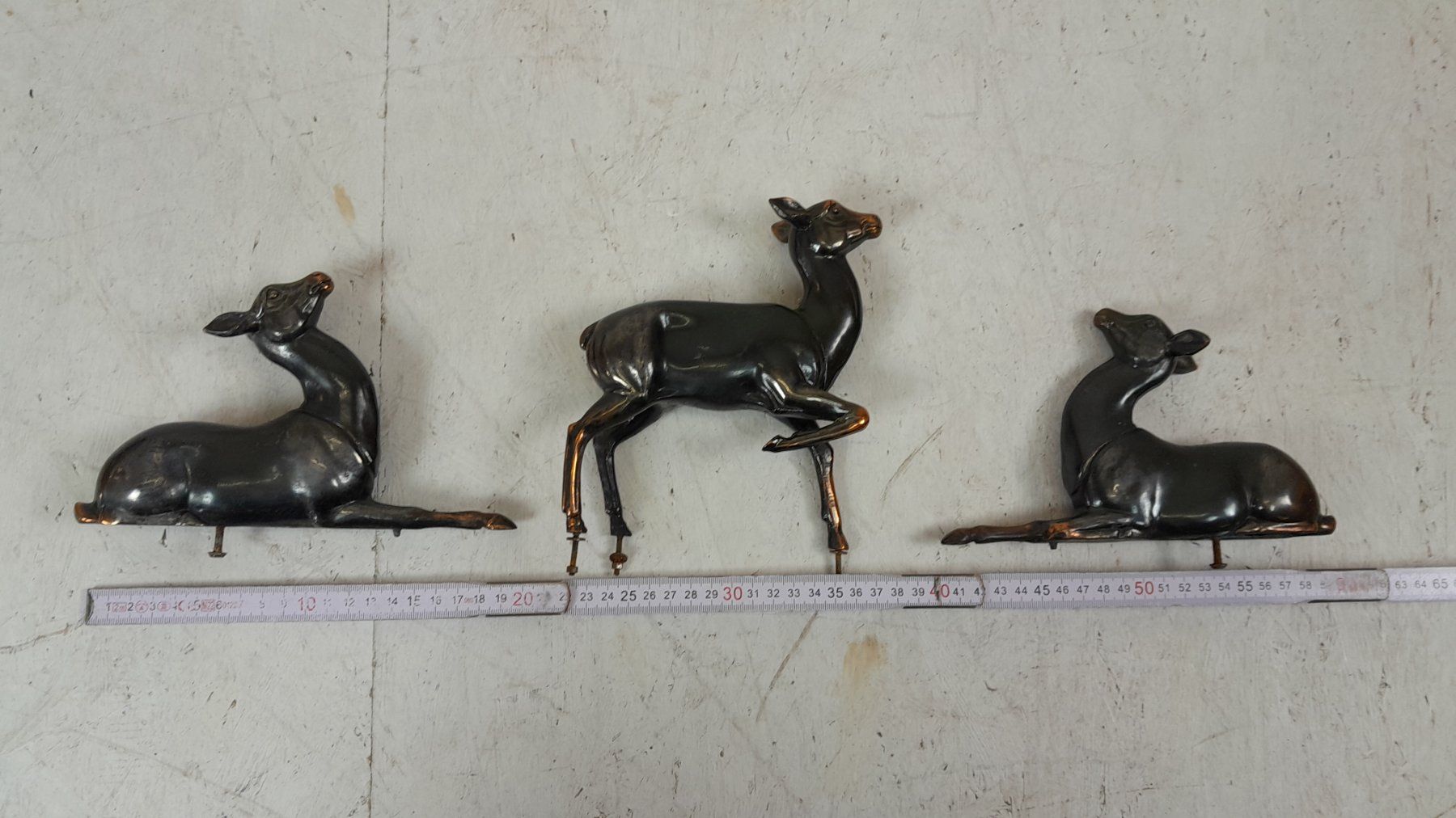 Skulpturen & Statuen: Reh Skulpturen verkupfert – Gebraucht aus Hittnau von v-v-onlineverkauf 2