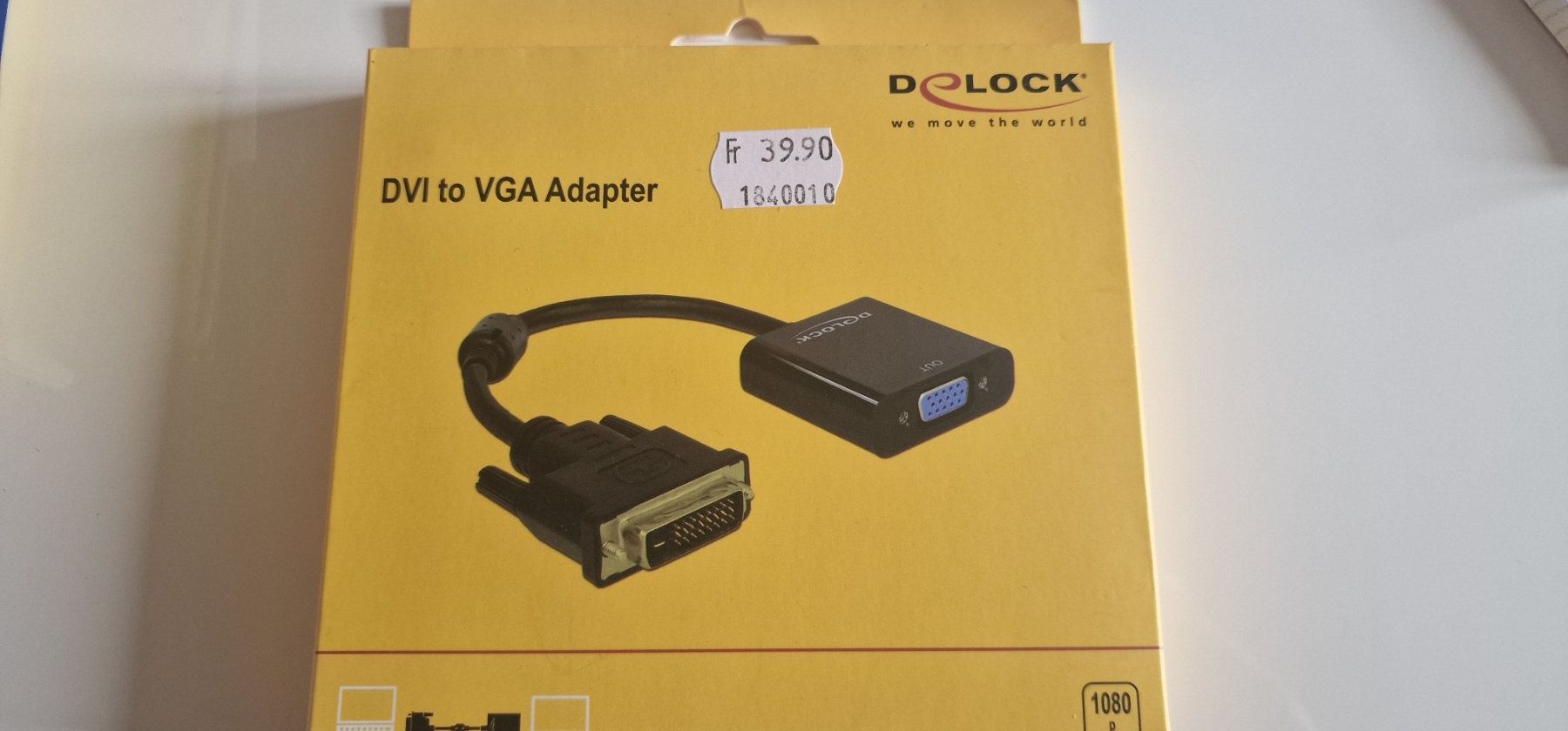 Unità & Adattatore: Delock DVI to VGA Adapter – Nuovo e nell'imballaggio originale da Ziefen venduto da Ringwraith