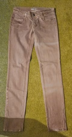 Cimarron Damen Jeans, zart rosa/ lachs mit Gold, Top! Gr.M