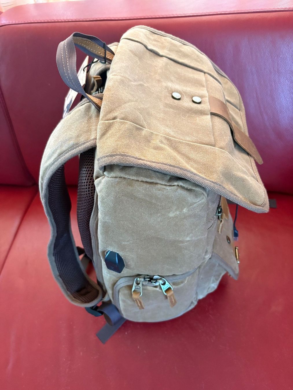 Zaini: Neuer, robuster Rucksack aus Canvas – Nuovo e nell'imballaggio originale da Oberweningen venduto da Gerini 5