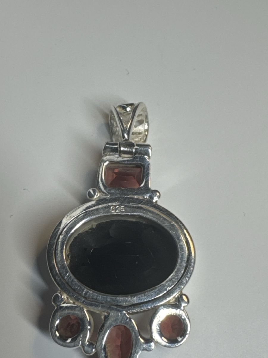 Ciondoli: Anhänger 925 Onyx/Granat – Usato da Winterthur venduto da ellemi 3