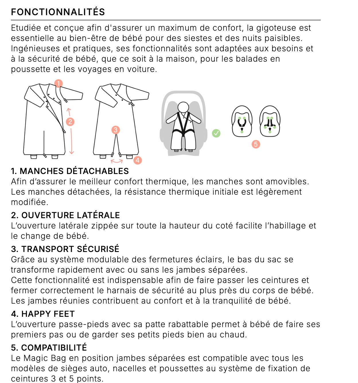 Sacchi a pelo: Bemini gigoteuse MAGIC BAG 4-12m Tog 3 – Usato da Bulle venduto da del_x6nl 2