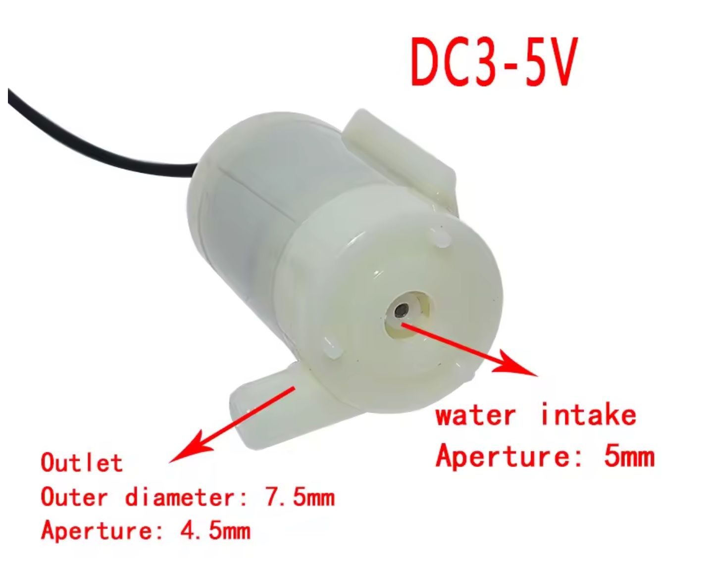 Pompe & Parti di ricambio: 6 petites pompes à eau verticale 3V – Usato da Fully venduto da Microbevi2012 4
