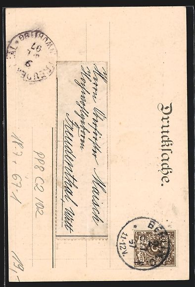 Cancelleria postale: Ganzsache PP8C2 /02: Hamburg, Einladung  – Usato da Berlin venduto da bartko-reher 1