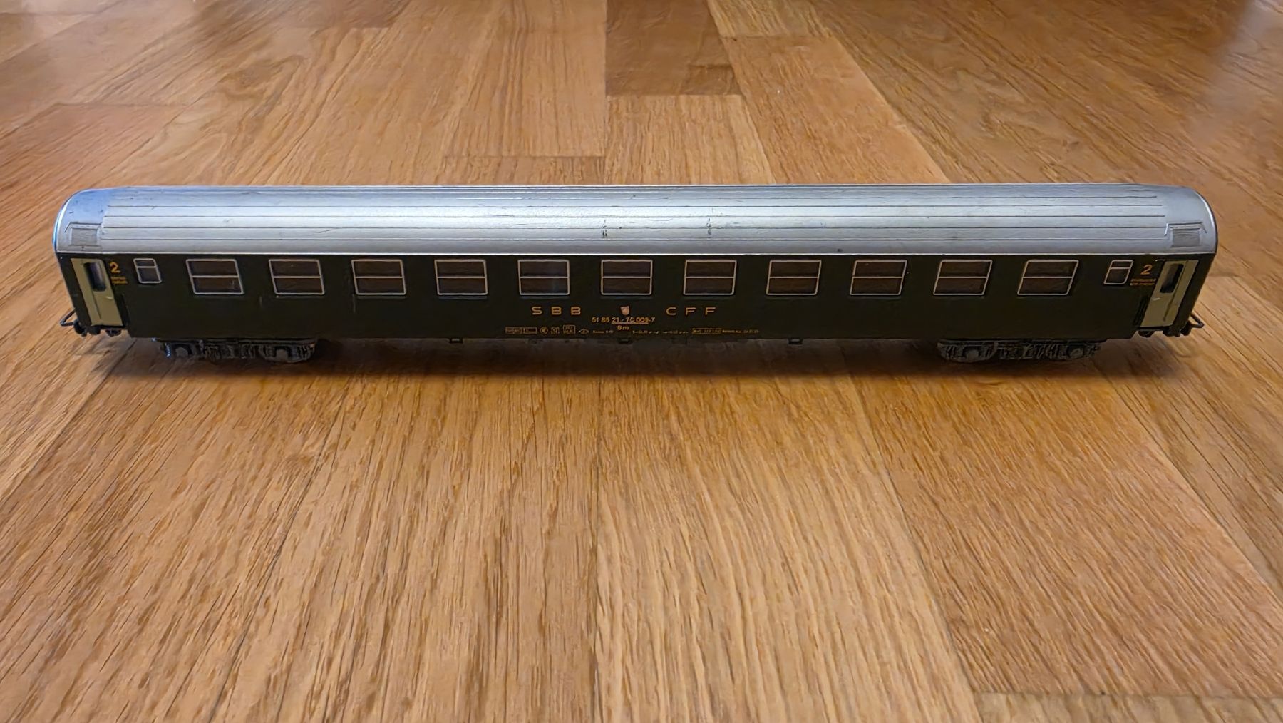 Jouef Modellini di ferrovie: Jouef SBB CFF Personenwagen 2. Klasse – Usato da Düdingen venduto da 20t_qp5z 1