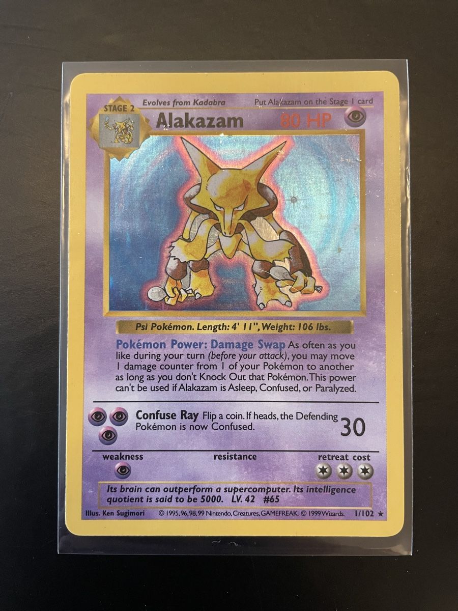 Karten: Pokemon Simsala Alakazam Shadowless – Gebraucht aus Zürich von