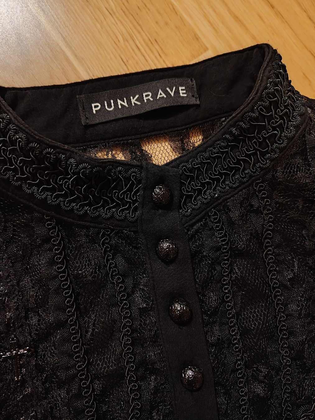 Blusen: Punkrave Bluse schwarz Grösse S/M – Gebraucht aus Zeglingen von Vanillacoke 2