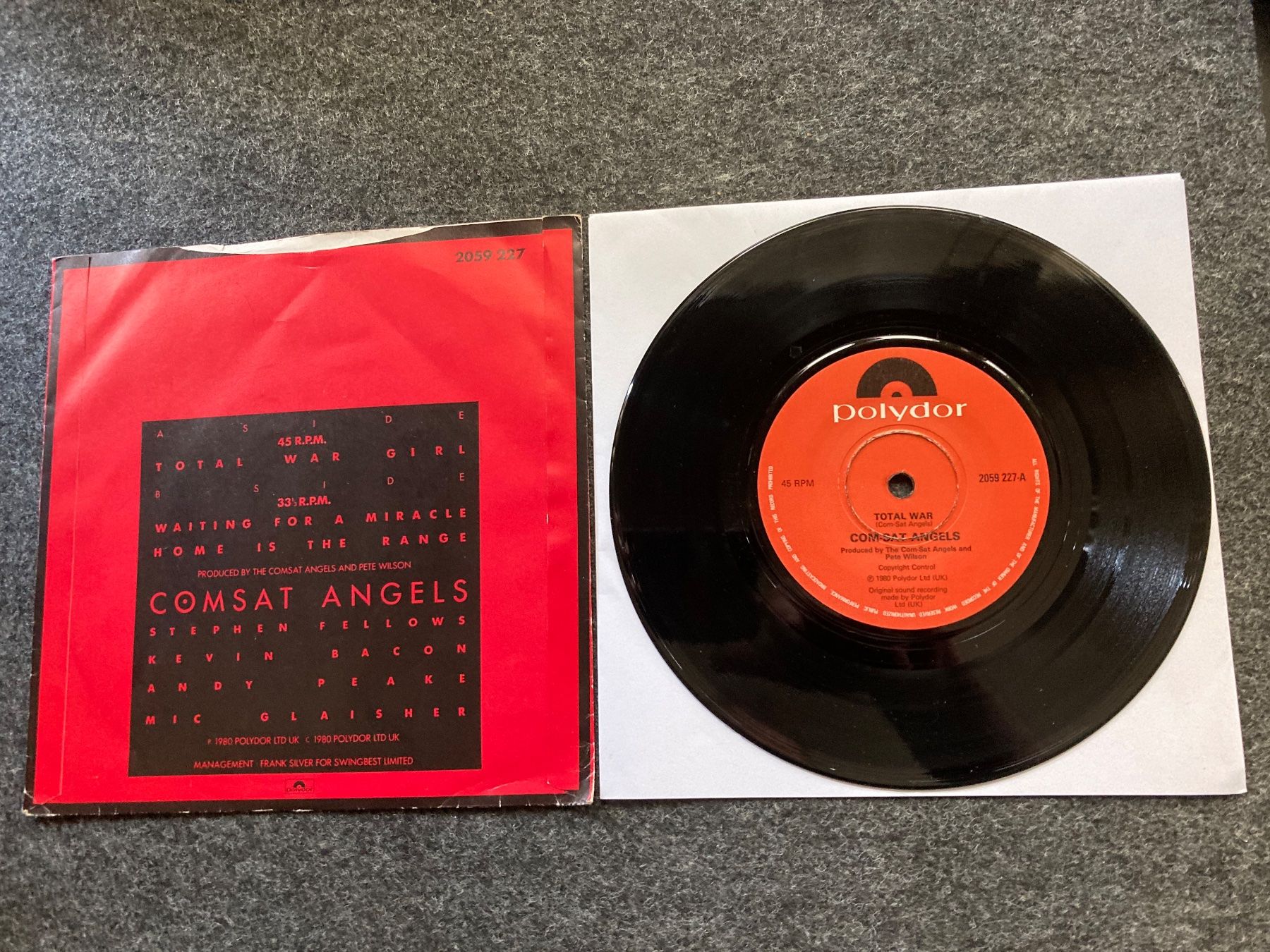 Dischi in vinile: Comsat Angels - Total War Girl – Usato da Fribourg venduto da Karushi 1