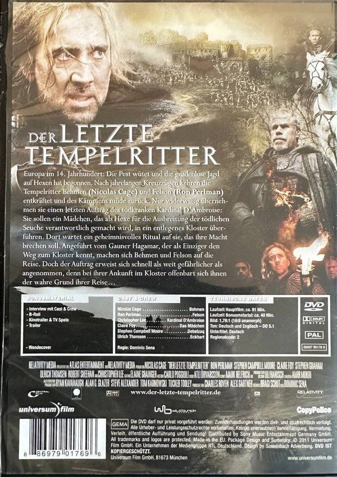 Tutti i DVDs: Nicolas Cage - Schatzjäger Doppelpack & Letzter Tempelritter – Usato da Beringen venduto da Mantafisch1 1