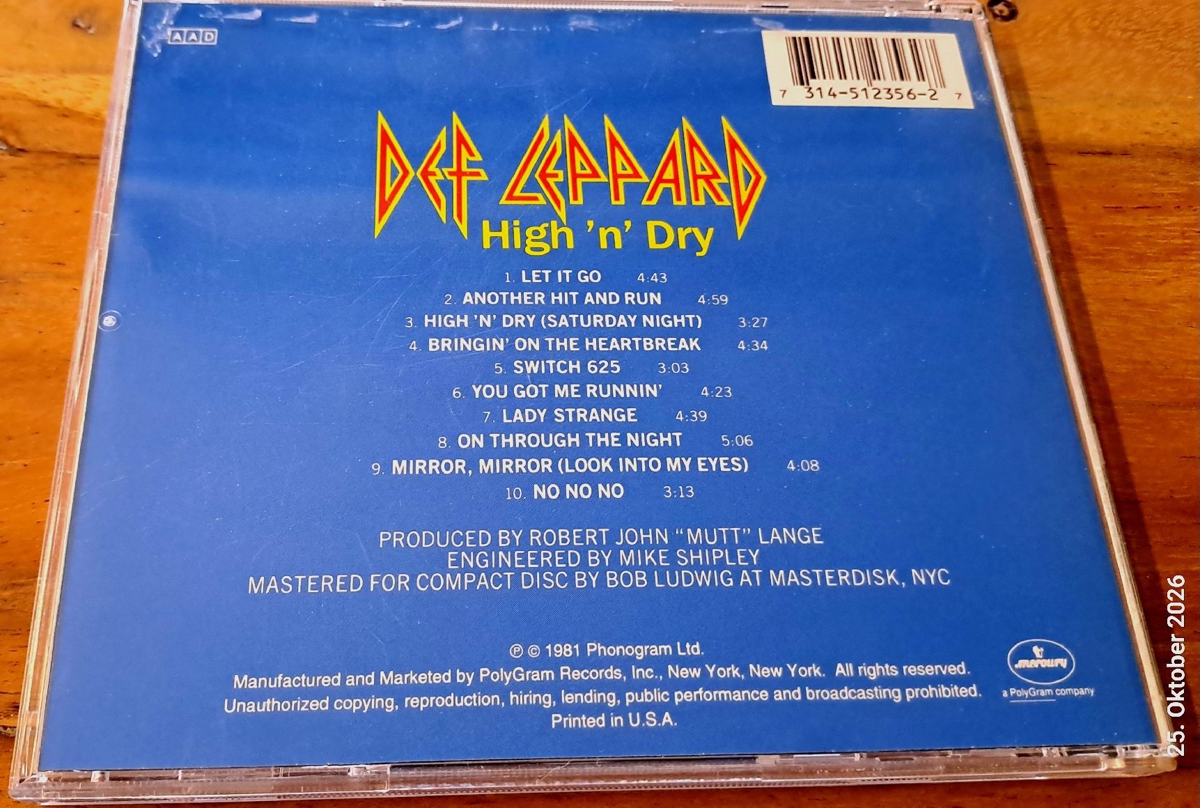 CDs: Def Leppard – Gebraucht aus Fällanden von Bengel1967 1